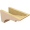 Ekena Millwork 6"W x 12"D x 6"H Wide Yorktown Rough Cedar Woodgrain TimberThane Corbel, Primed Tan CORUR06X12X06YORRCPR - alternate 5